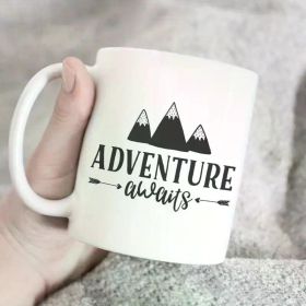 1pc Adventure Awaits, Adventure Awaits Gift, Adventure Awaits Mug, Graduation Gift, Camping Mug, Camping Life,