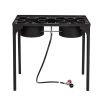 105000 BTU High Power Camping Burner Outdoor Stove Portable Propane Gas Cooker for Camping Cooking Backyard BBQ Grill Outdoor Cooking Equipment Heavy