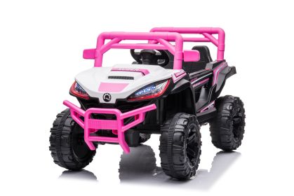 12V7A*1 30W*4 one button start, forward and backward, high and low speed, music, front light, power display, two doors can open, 2.4G R/C