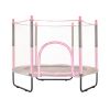 60" Trampoline for Kids Mini Toddler Trampoline with Net Indoor Outdoor