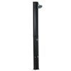 Outsunny Outdoor Solar Heated Shower 9.2 Gallon with Rotating Head Black for Pool Patio