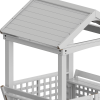 Outdoor Playhouse for Kids, Wooden Playhouse, Backyard Playhouse with bench and door