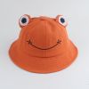 Parent-Kid Frog Bucket Hat Panama Fishing Hat Cartoon Cute Hats For Women Men Bob Chapeau Outdoor Sun Fisherman Caps